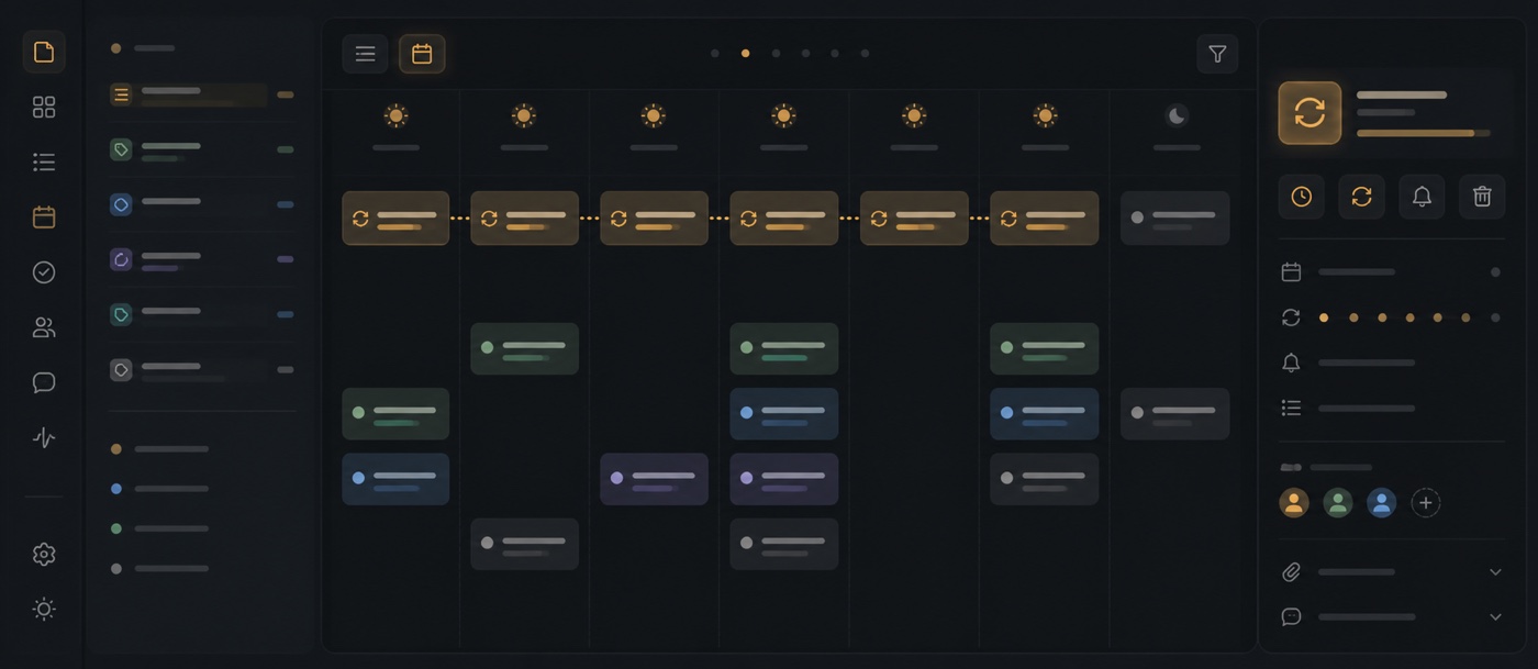 Programı bir kez kurun. Sıradaki görev zamanında gelsin.