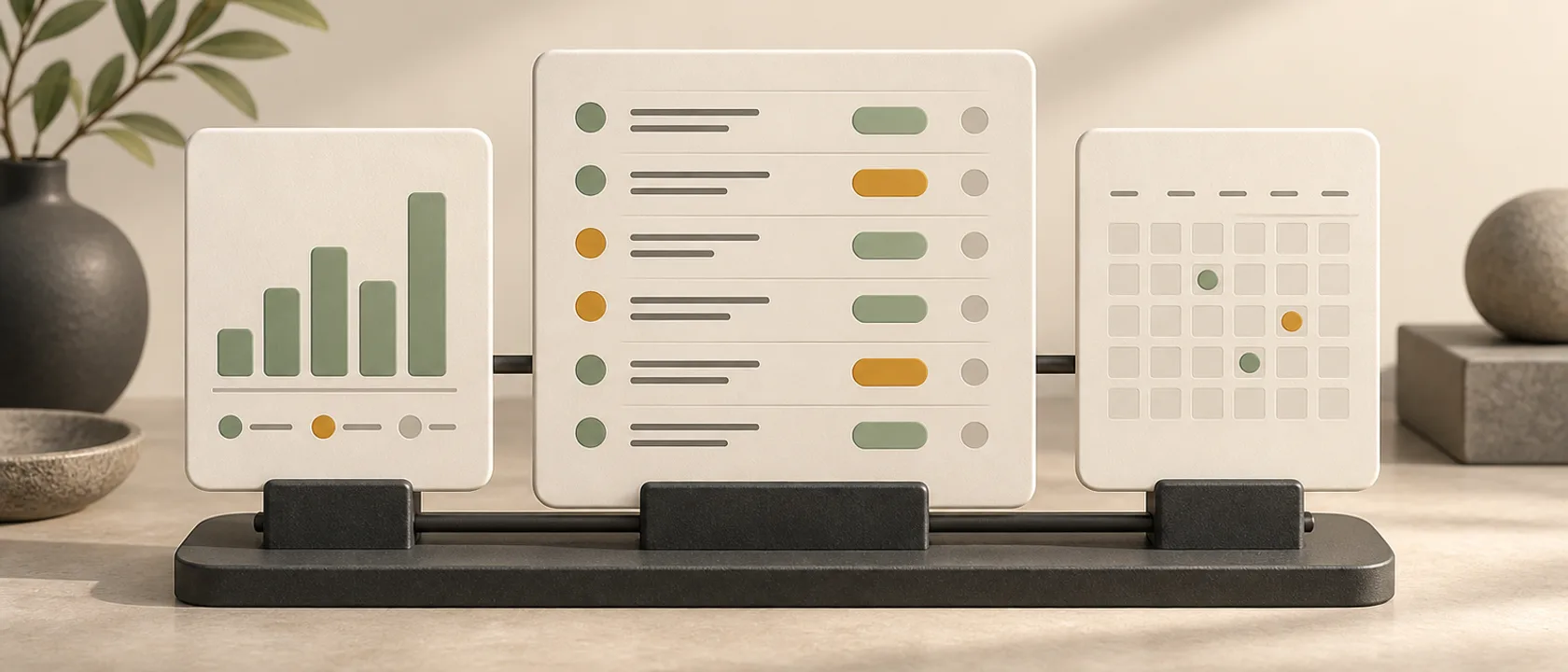 Von Aufgaben zu Tabellen, Diagrammen und Dashboards